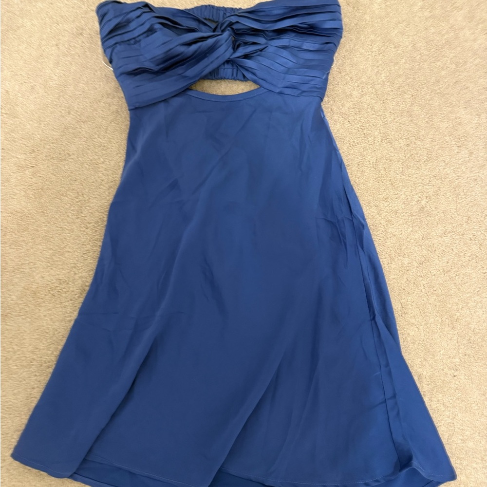 Princess Polly Strapless Royal Blue Dress